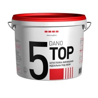 Шпаклевка DANO TOP 5 финишная готовая 10л/16,5кг (48)