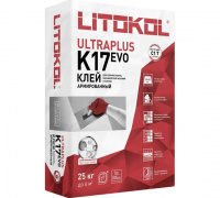 Litokol Клей д/плитки К17 серый 25кг (класс С1)