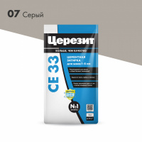 Затирка CERESIT CE33 серый 5кг (12)