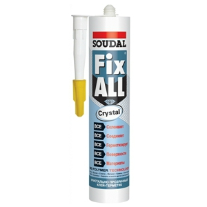 SOUDAL Клей-герметик FIX ALL CRYSTAL бесцветный 290мл