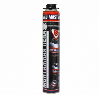 Пена профессиональная 65 литров "BAU MASTER" SILVER 950гр