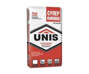 ЮНИС Шпатлевка Супер Финиш полимерная 15кг (80)
