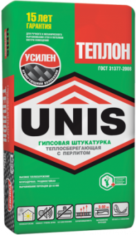 ЮНИС теплон Штукатурка гипсовая 15кг (64/80)