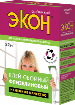 Обойный клей ЭКОН Флизелиновый 200г